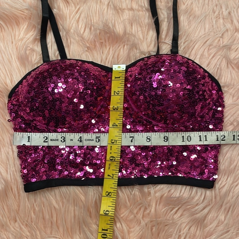 Balera Pink Sequin Top - Picture 6 of 6